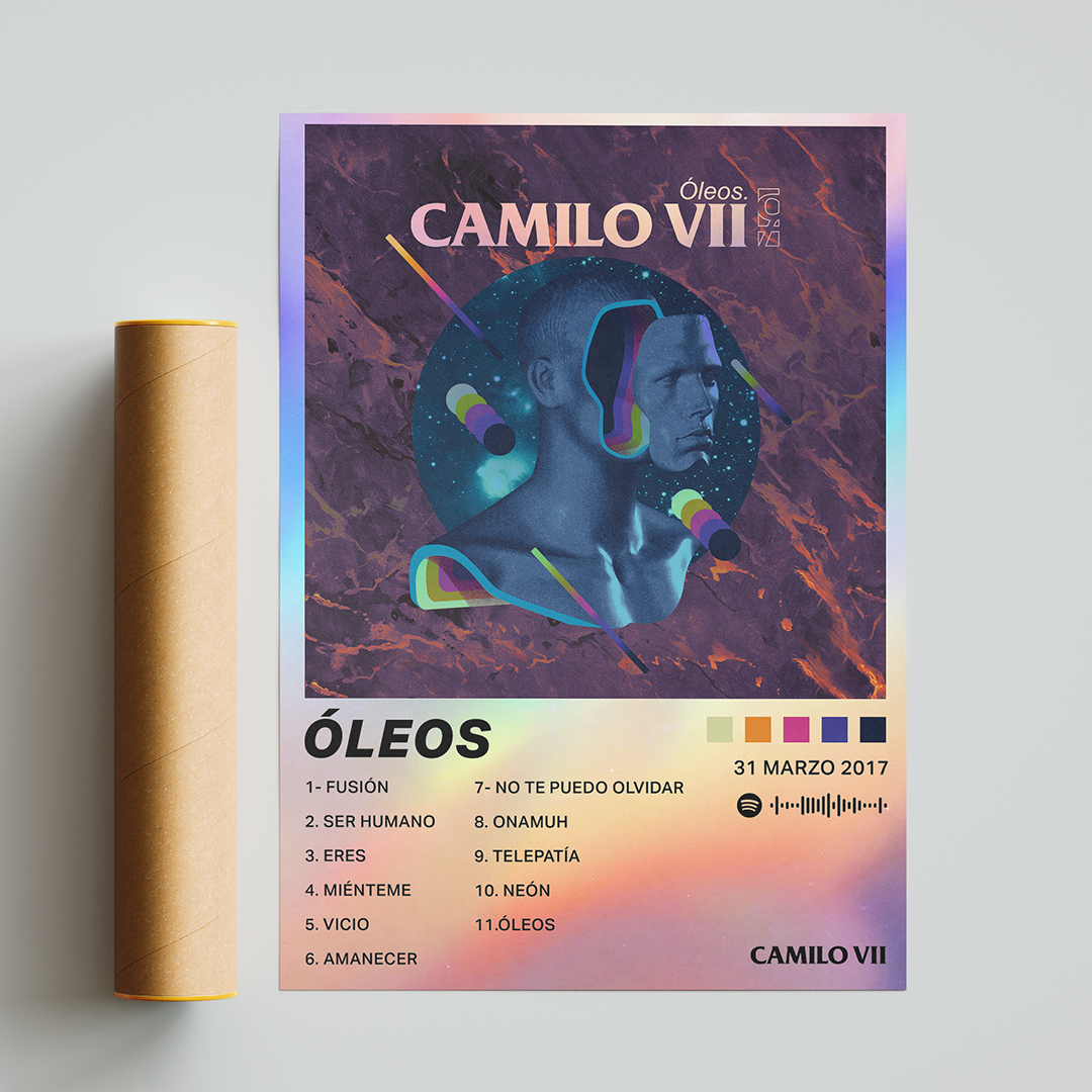 Póster Album Óleos